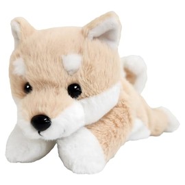 BESTEVER Plush Pencil Case, Animal, Animal Pouch, Cosmetic Pouch, Large Capacity, Pencil Case, Wild Animal Pen Case, Shiba Shiba, beige, Plush Pencil Case