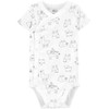 Simple Joys by Carter's Baby 5-Pack Short-Sleeve Bodysuit, Green/Grey Forest