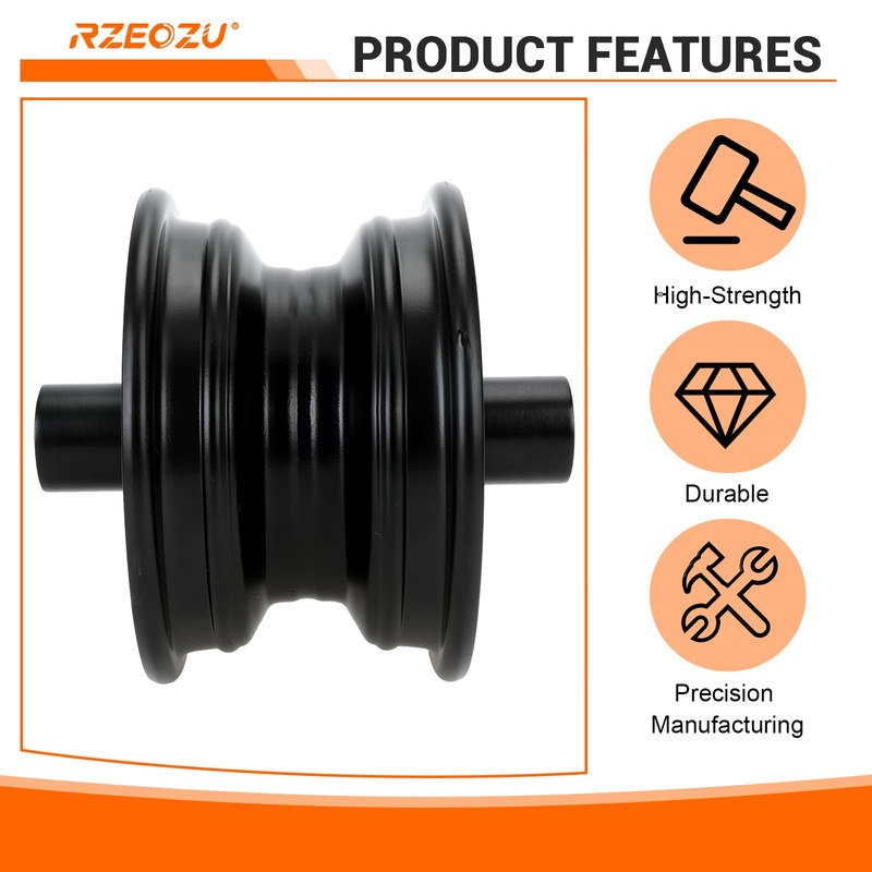 RZEOZU 6" Front Mini Bike Wheel Rims Kit for Mega