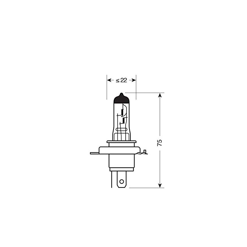 Lampa 91511 Blue-Xe Light, H4