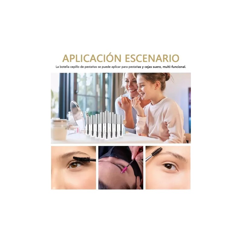 30 Envases Rimel Vacío 10ml Caja Pestañas Cepillosaccesorio