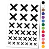 X Marks the Spot Treasure Map Temporary Tattoo Water Resistant