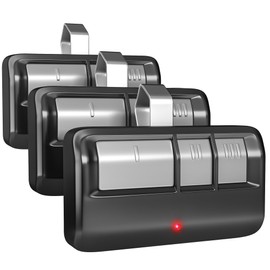 GONAT Universal Garage Door Opener Remote with Visor Clip, for LiftMaster/Chamberlain/Craftsman Door Opener, Suitable for 5 Color Learn Buttons, Work with Security+ 2.0 Code, 3 Pack