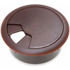 Brown 50mm ABS Worktop Cable Grommet
