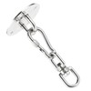 Stainless Steel Hammock/Swing Hanging Kit Ceiling Mounting Plate Snap Hook