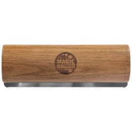 MagicBrush Fellfreund 3232479 - Spazzola Lunga per Cavalli, 20 x 6,8 x 3,5 cm, Legno, Denti in Acciaio Inox, 289 g, Supporta la Salute del Pelo, Facile da Pulire, Cavalli