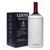 LUXYO Wine Chiller, Stainless Steel Double Wall Insulated, 6+ Hour