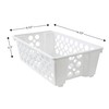 Organize Your Home Short Slide-It Baskets, 2 Pack, Stacking and
