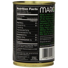 Mario Camacho Foods Black Olives, Large Pitted, 6.0 Ounce (Pack of 12)