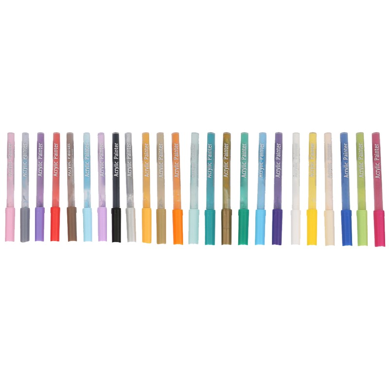 Coloured Acrylic Marker Pen Kit Non Toxic Water Based Painting