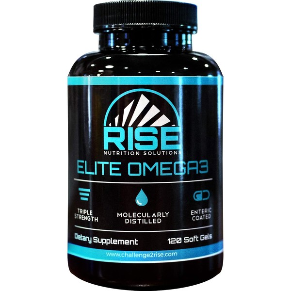 Rise Nutrition Solutions, Elite Omega 3 Suplemento nutricional (aceite de