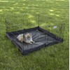 MidWest Homes for Pets Square Exercise Pen Fabric Mesh Bottom