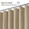Gibelle Extra Long Shower Curtain 72 x 84, Tall Waffle