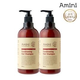 Amini Amini Conditioning Hair Shampoo 500mlx2 / 아미니 아미니 컨디셔닝 헤어샴푸500mlx2