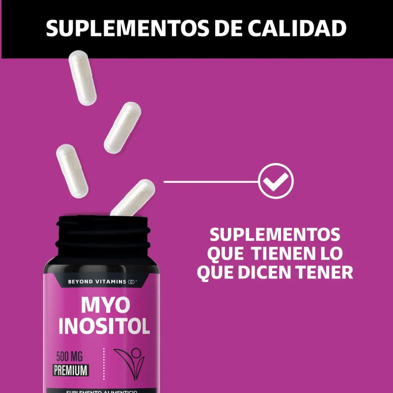 Myo Inositol 500 Por Cápsula Colágeno Hidrolizado Polvo Mayo Woman
