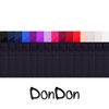 DonDon Men's Pocket Square Pre-folded Pocket Square on Box Size