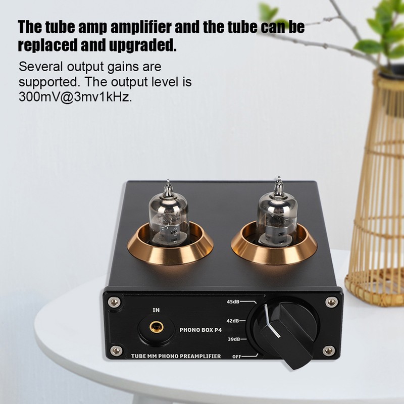 PHONO BOX P4 Gold Plated RCA Panel Drawing Sandblasting MM
