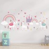Kids Unicorns Princess Rainbows 38 Peel and Stick Wall Stickers