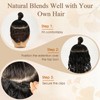Curly Clip in Hair Extensions,4PCS 20 Inch 100％ Pure Protein