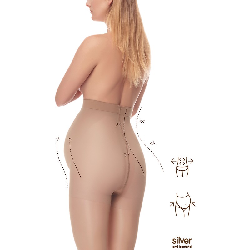 Antie Women's 40 DEN Pregnancy Tights M5109 (Natural, L (Manufacturer