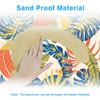 TRADFORE Beach Blanket Sandproof, Waterproof Beach Mat Oversized 79 X