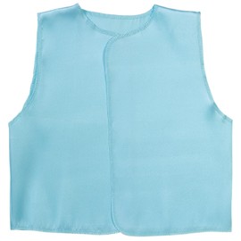 Artec 14998 Soft Satin Vest, C, Light Blue, Cosplay, Recitals, Play Parties, Handmade Costume, Easy for Children