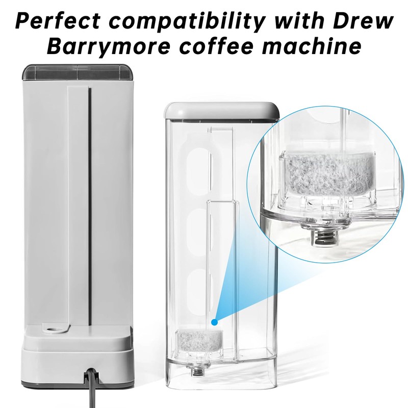 6 Pack Replacement Coffee Filters Compatible with Drew Barrymore Coffee