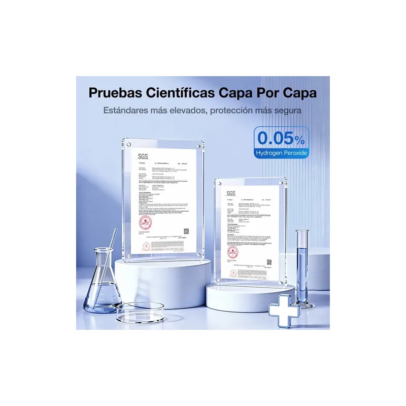 Tiras Blanqueadoras Dentales Airuidu 5d White 28 Piezas 14 Pares