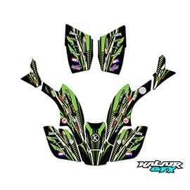 Kalair GFX Graphics Kit for Honda TRX 300EX MAIER PLASTICS (1993-2006) Prime Series Green 16 Mil - ATV UTV Custom Racing Graphics Stickers Decals Kit, no-plastics