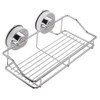 Suction Cups Compact Shower Caddy Bath Shelf,Wall Mounted Rustproof Stainless