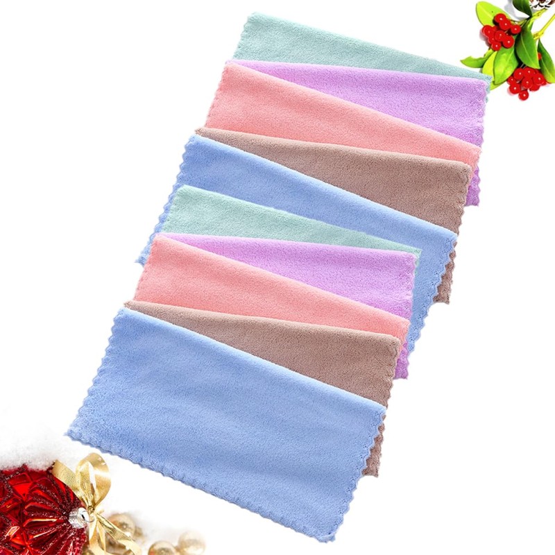 Gogogmee Microfiber Face Cleanser Towel 10 Pack Soft Makeup Remover