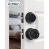 2 Sets All Keyed Alike Entry Door Knobs and Single