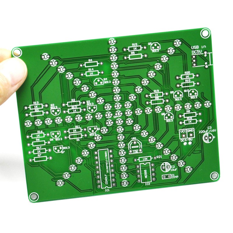 Gikfun Electronic LED Flashing Lights Soldering Practice Board PCB DIY