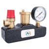 AQUA HEATING Safety Group with Insulation Hot Water Tank, 1