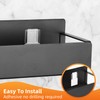 SYLLENHOD Spice Rack Wall Mount: 4 Packs Oversize Pantry Organization