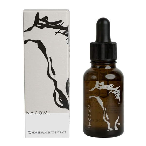 NAGOMI Horse Placenta Extract Solution Serum, 1.0 fl oz (30