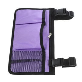 Beavorty Walker Bag for Seniors Practical Wheelchair Armrest Hanging Bag Durable Side Storage Pouch with Strap for Everyday Essentials Lightweight and Easy to Install