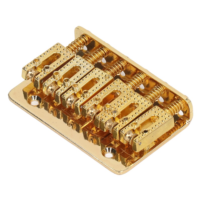 Electric Guitar Bridge 6 Strings 65mm Glossy Metal Guitar Hardtail
