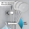 Shower Head Holder, New Model with Hooks，Adjustable 14-25mm（Actual Testing），Hand Shower