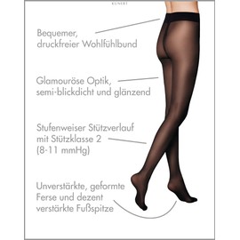 Kunert Women's Glossy Fine Tights Leg Control 70 Denier - Fine