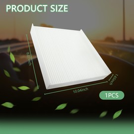 Car Cabin Air Filter Replacement OEM#CF12150 FL3Z-19N619-A AC & Heater Cabin Filter,Engine Air Filter Compatible with Ford F-150,Standard Car Accessories Cabin Air Filter for My Car (CF12150)