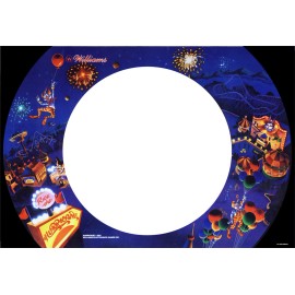 Bally Williams Hurricane Pinball Machine TRANSLITE