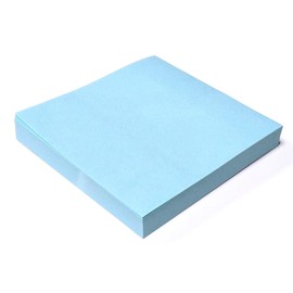 Evergreen Goods 8 Pads Pastel Blue Sticky Notes 76x76mm (3" X 3") 100 Sheets Per Pad, Memo Pads, Removable Self-Sticking Notes for Note Pad Taking, to Do Lists & Reminders for All Occasions