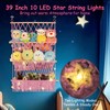 3 Tier Hanging Stuffed Animal Storage Shelf, 24x39 Inch Large