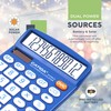 CATIGA Desktop Calculator (2 Pack) 12 Digit with Large LCD