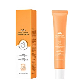 Facial Hair Removal Cream for Women,Moisturizing Painless Upper Lip, Eyebrow & Chin Depilatory Cream with Soothing Formula Gentle Fast Acting Hair Remover for Face Sensitive Skin