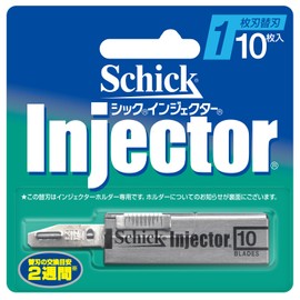 Schick Injector Single Blade Replacement Blades (Pack of 10) for Shaving Razors