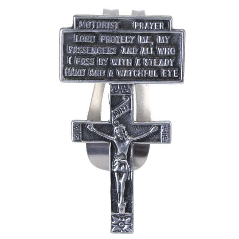 CA Gift KVC111 Auto Visor Clip, Motorist Prayer, 2-3/8"