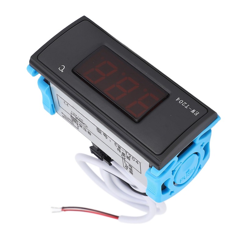 Digital Thermostat 0.1℃ Resolution 0.5℃ Accuracy Dual Display Temperature Controller