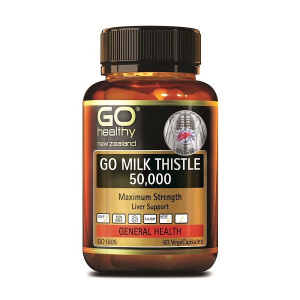 GO Healthy GO Milk Thistle 50,000 Capsules 60